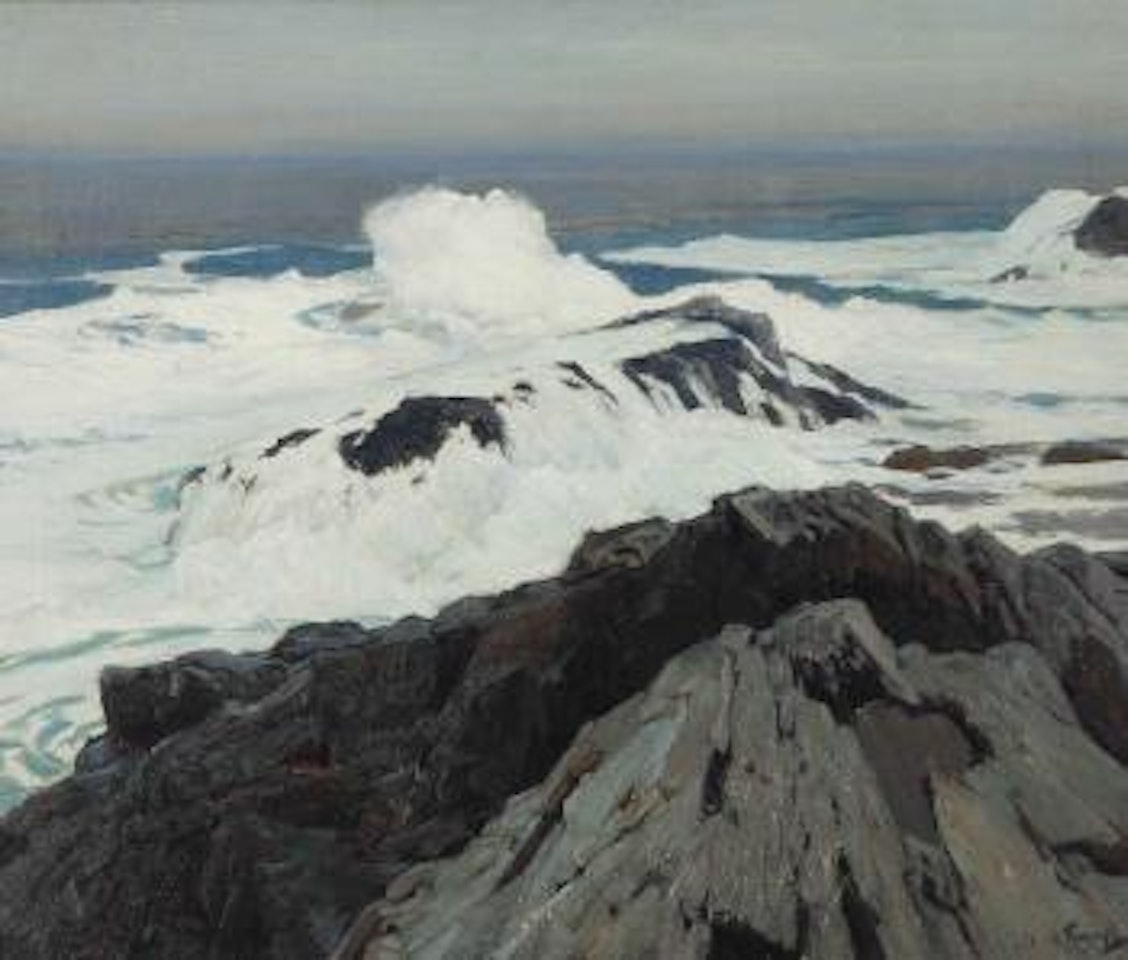 New England Seascape by Frederick Judd Waugh