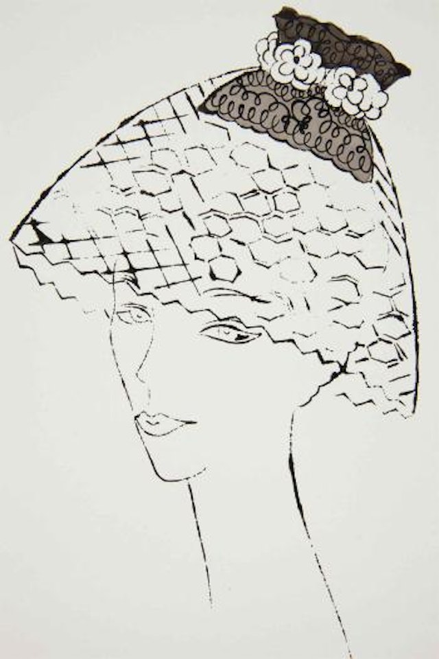 Female Fashion Figure by Andy Warhol