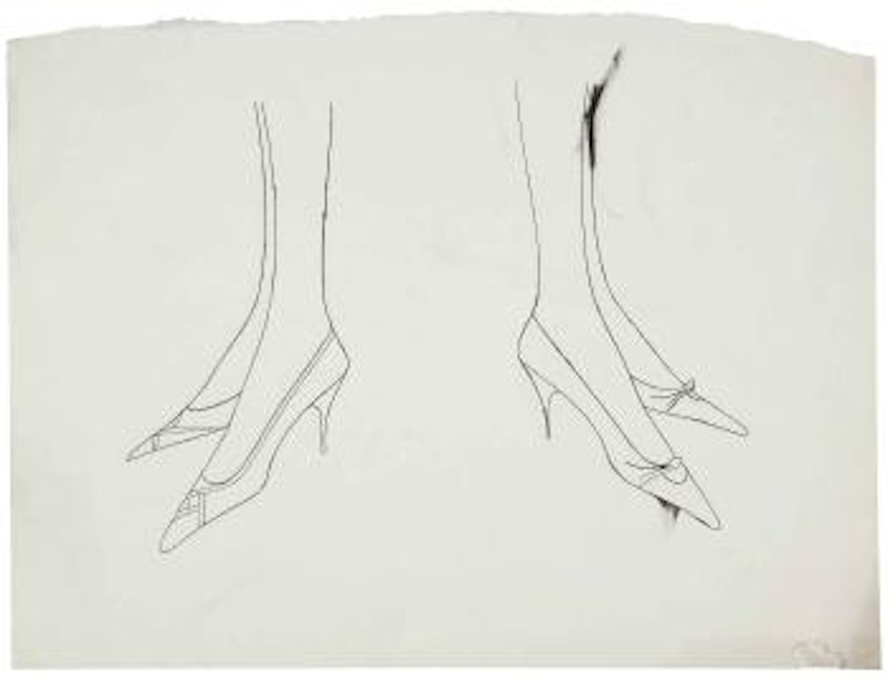 Four Shoes and Legs by Andy Warhol