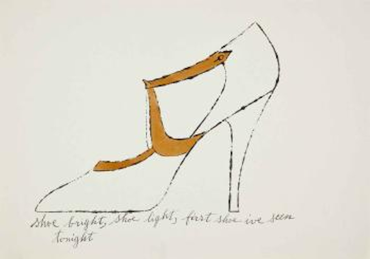 A la Recherche du Shoe Perdu (See F & S IV82B) by Andy Warhol