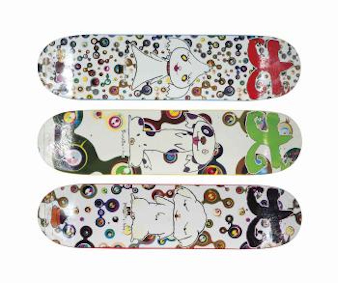 BunBu-Kun; Ponchi-Kun; and Shimon-Kun by Takashi Murakami