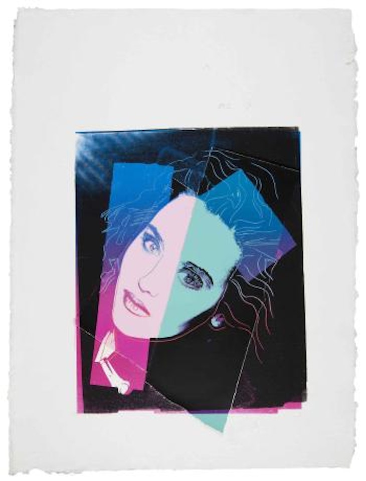 Isabelle Adjani by Andy Warhol