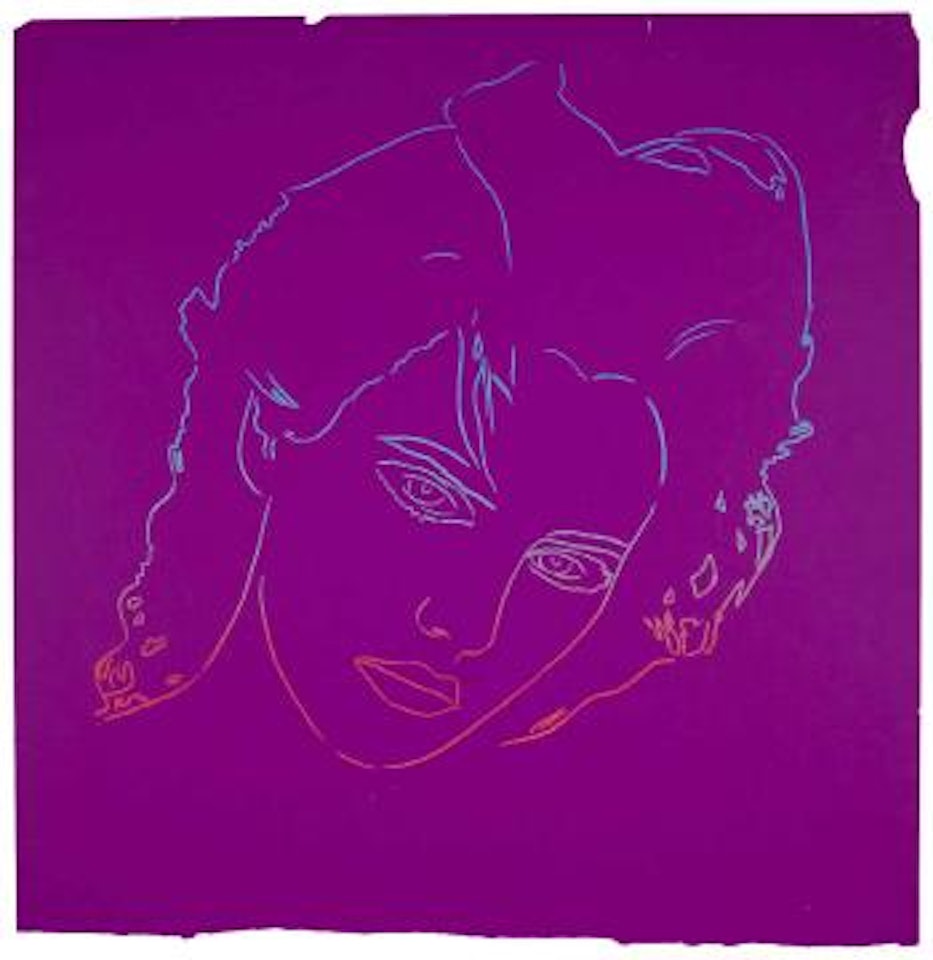 Isabelle Adjani by Andy Warhol