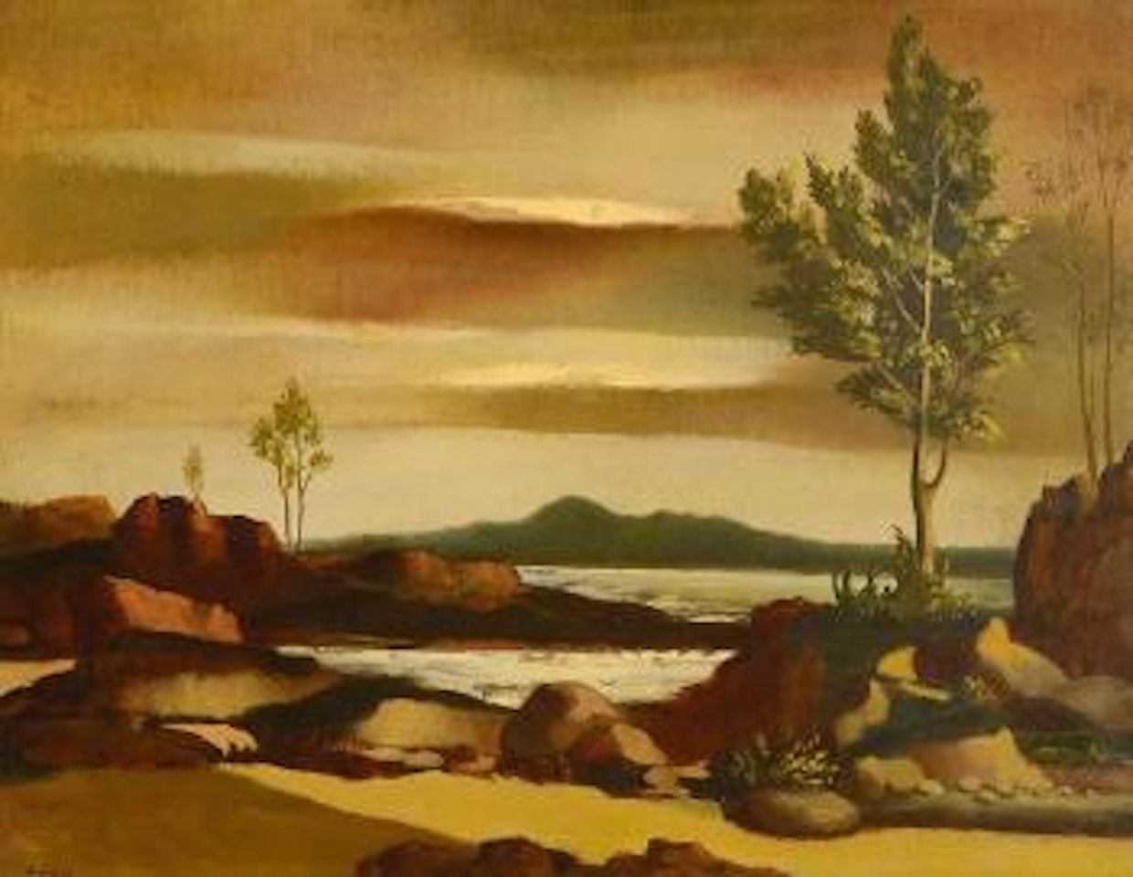 Connemara coastal scene by Daniel O'Neill
