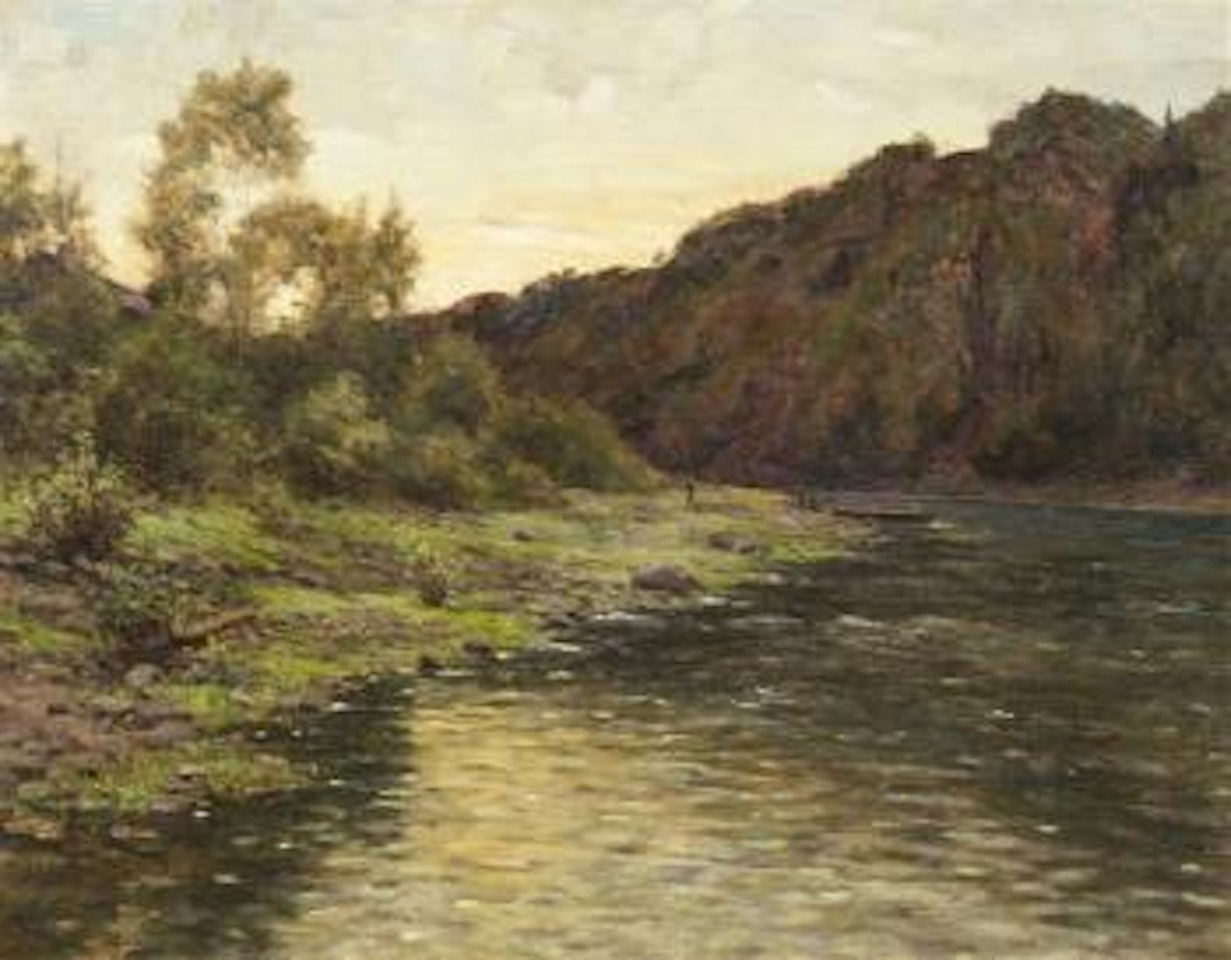 Along the river's edge by Louis Aston Knight