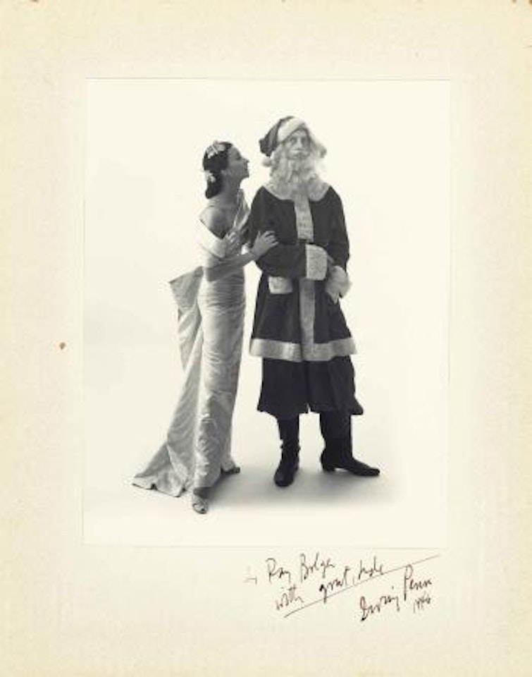 Dorian Leigh and Ray Bolger by Irving Penn