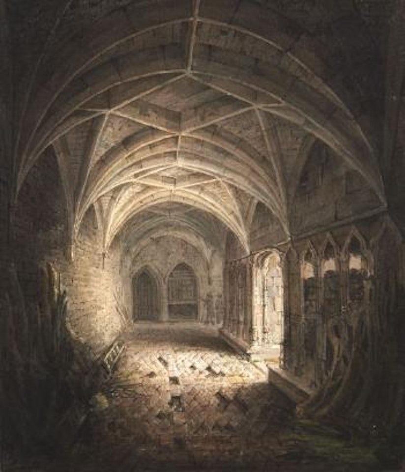 Vue d'un Cloître à White Fiars, Coventry by Thomas Girtin