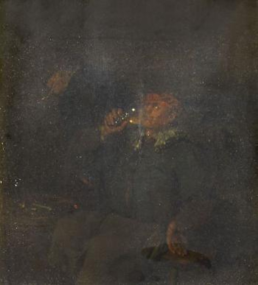 Buveur et Fumeur Dans Un Intérieur by Egbert van Heemskerk III