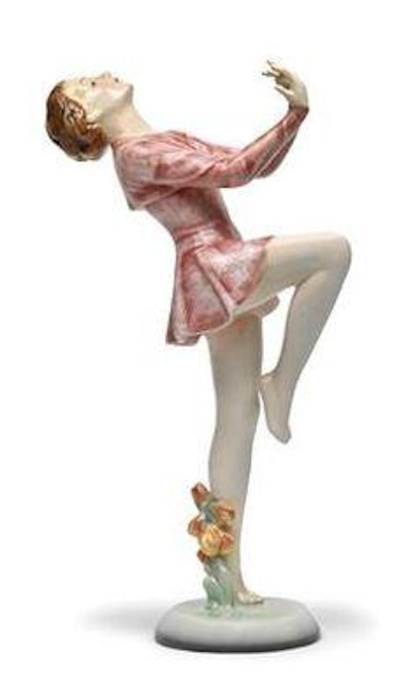 A figure "Triad" (dancer Mary Wigman) by Josef Lorenzl