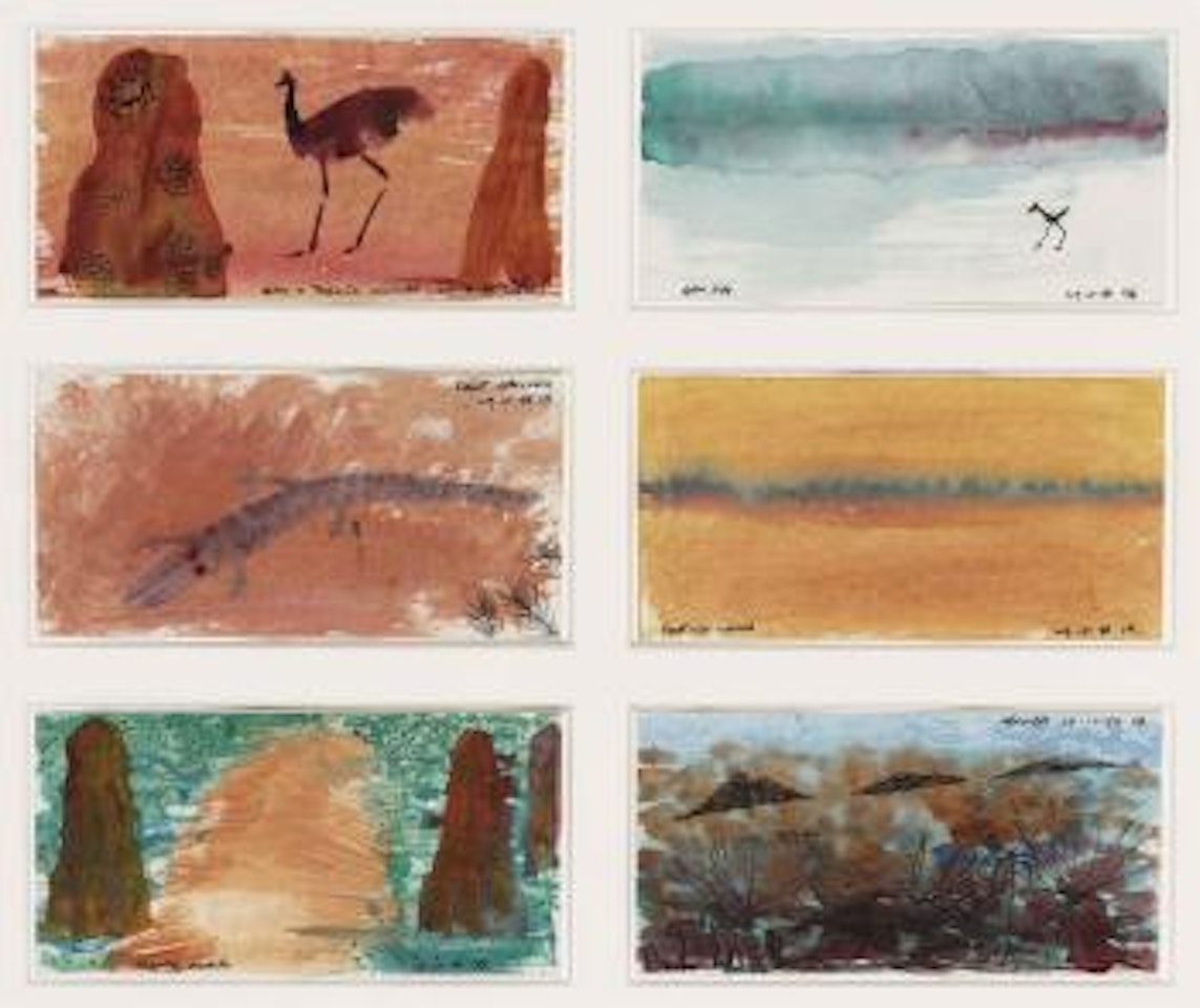 Six studies (Rainforest Journey) by Charles Blackman