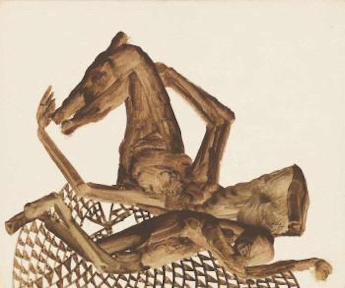 Horse and Warrior by Sidney Nolan