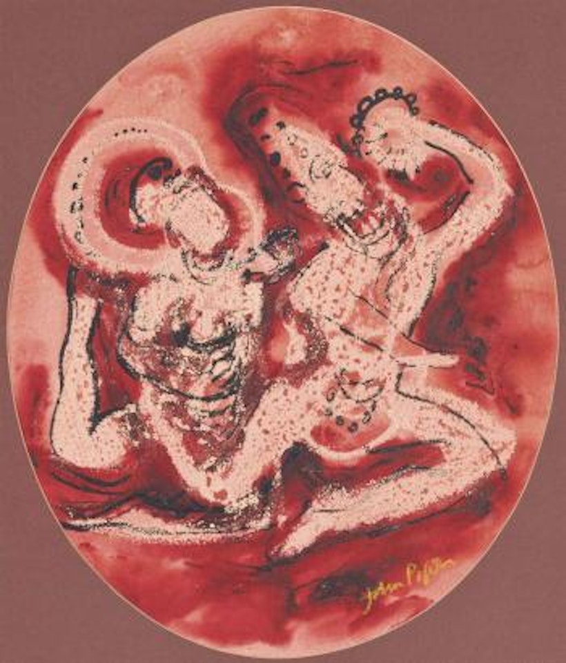 Study for Illustrations for Indian Love Poems, 1977 by John Piper
