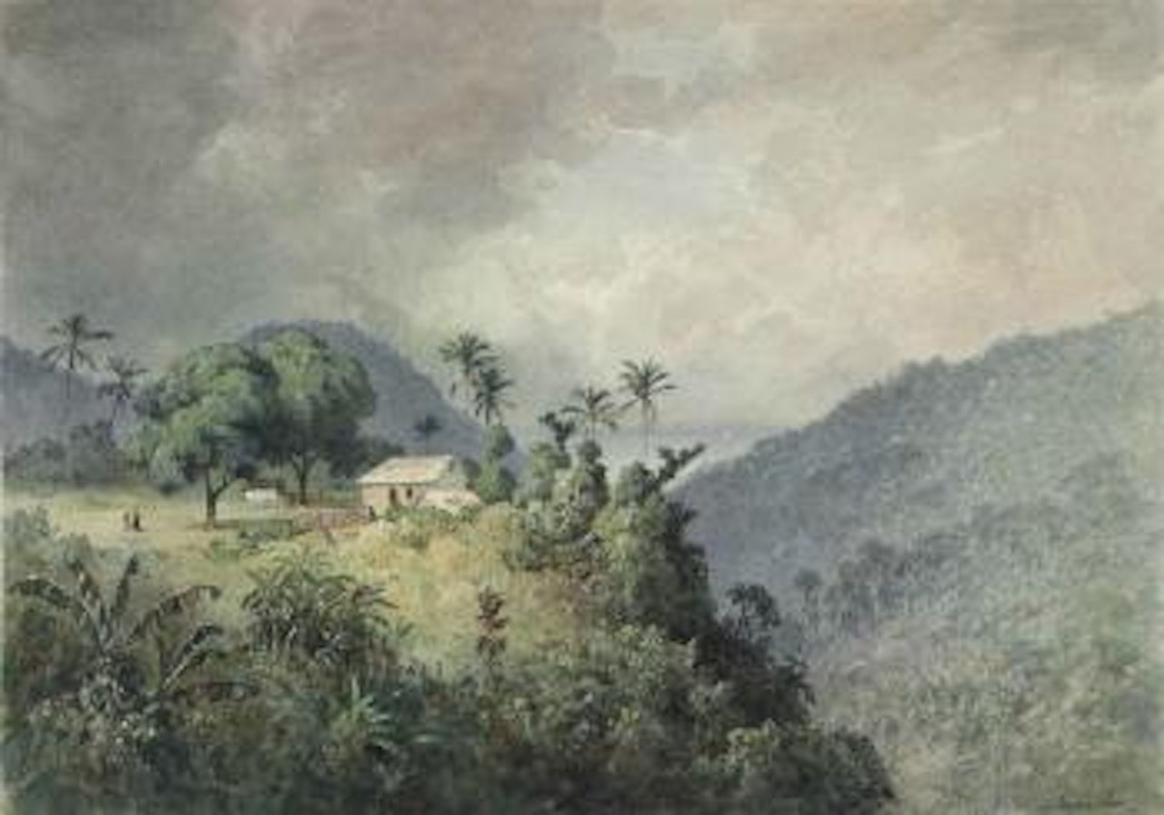 Fonds St Denis, Martinique by Michel J Cazabon