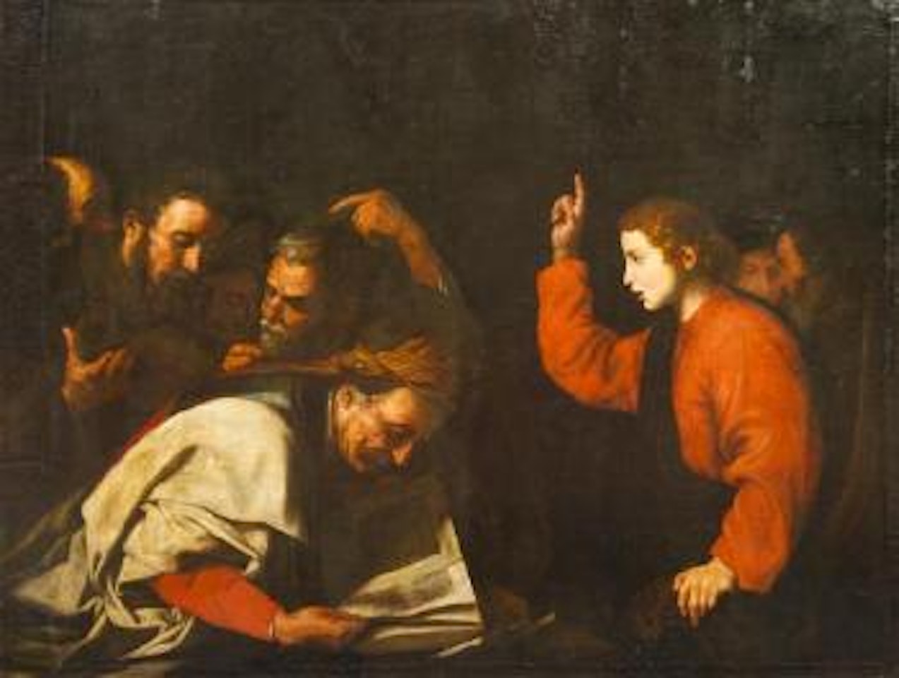 Christ among the doctors by Jusepe de Ribera