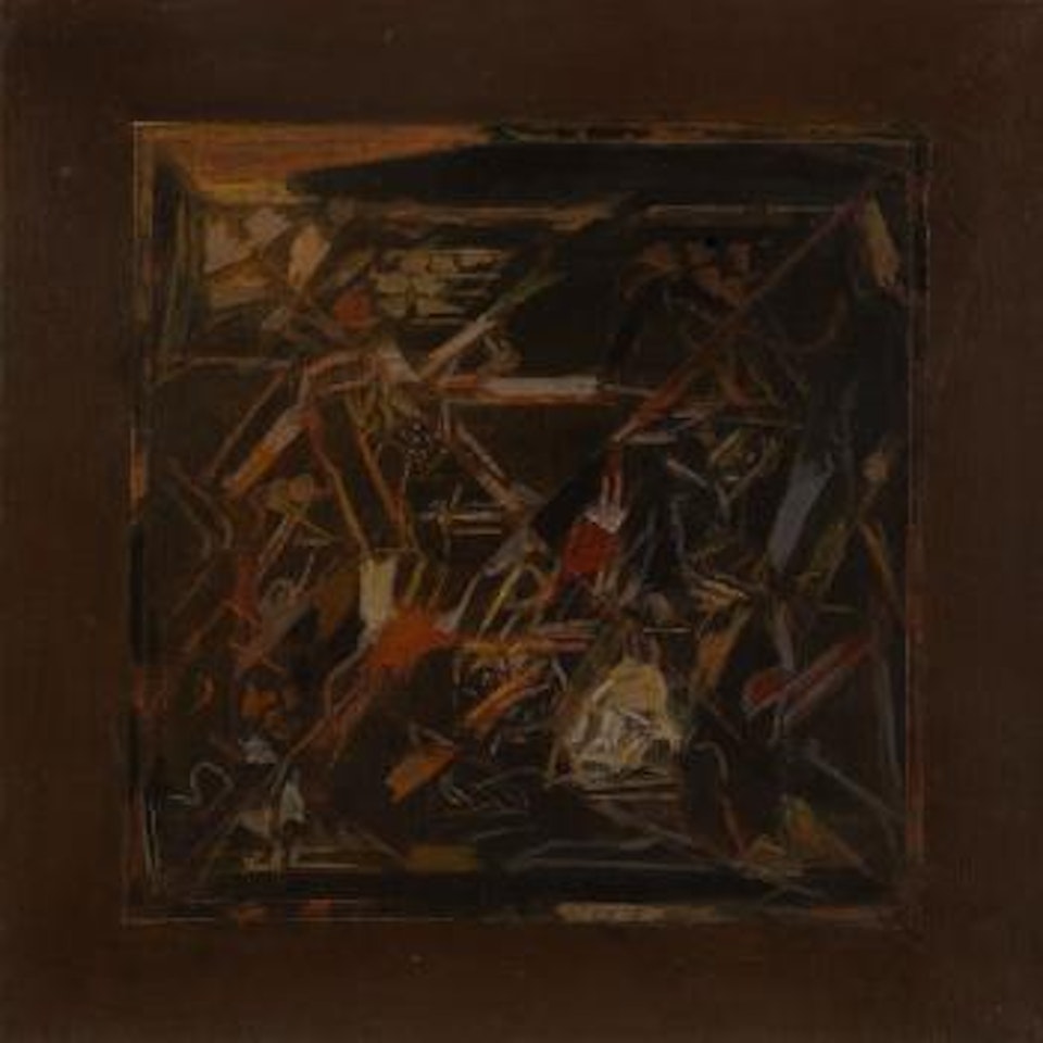 La terre by Sayed Haider Raza