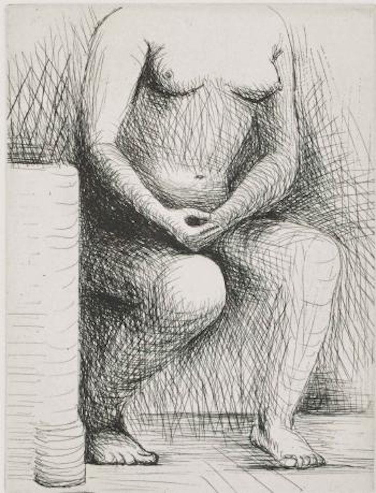 Seated Figure (Cramer 516) by Henry Moore