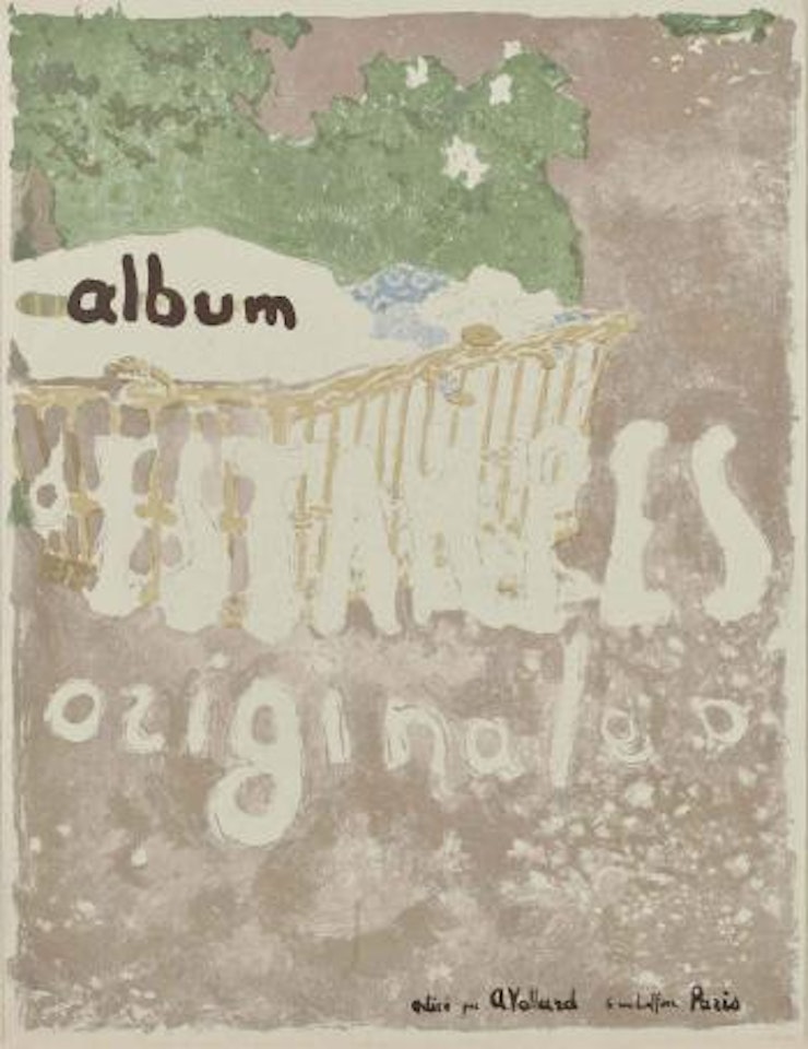 Projet de Couverture pour un Album d'Estampes Originales (Roger Marx 47); Une Galerie au Gymnase (Roger Marx 49) by Édouard Vuillard