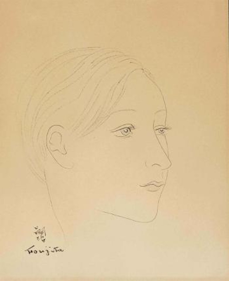 Portrait de femme by Leonard Tsuguharu Foujita