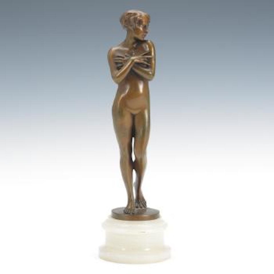 Standing nude by Josef Lorenzl