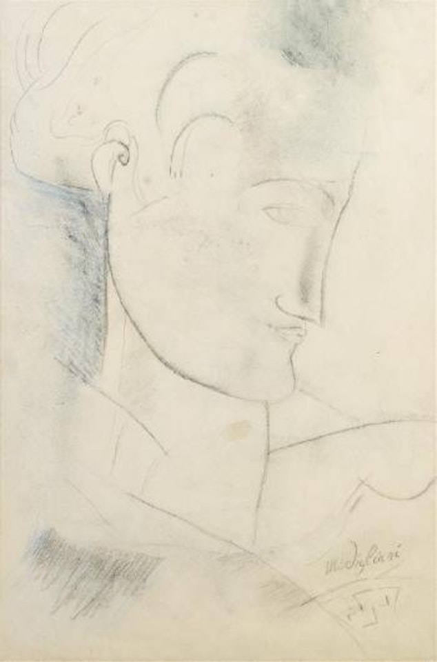 Tete Greque by Amedeo Modigliani