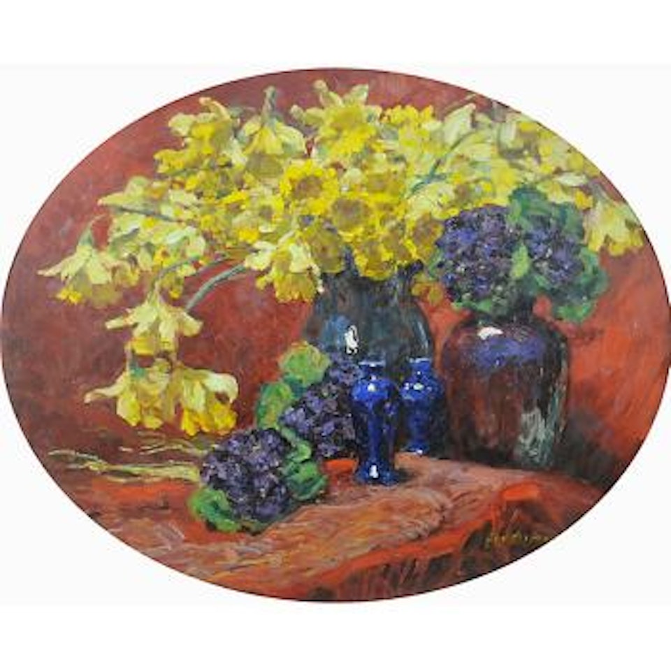 Fiori sul tavolo by Ugo Flumiani