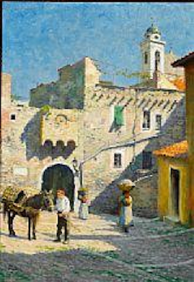 Porta San Giuseppe San Remo by Paul Fischer