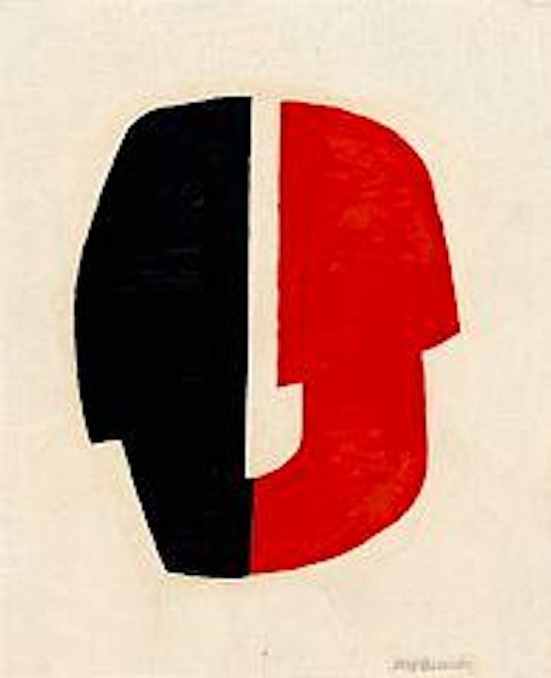 Composition rouge-noir by Serge Poliakoff