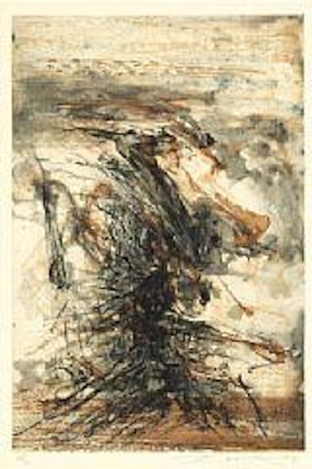 Composition by Zao Wou-Ki