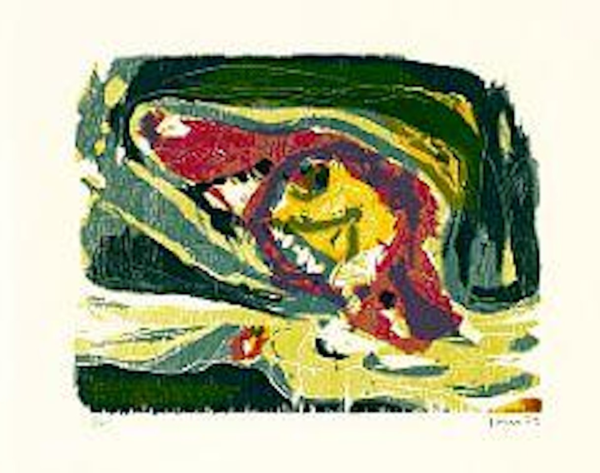 Fievre quarte lune by Asger Jorn