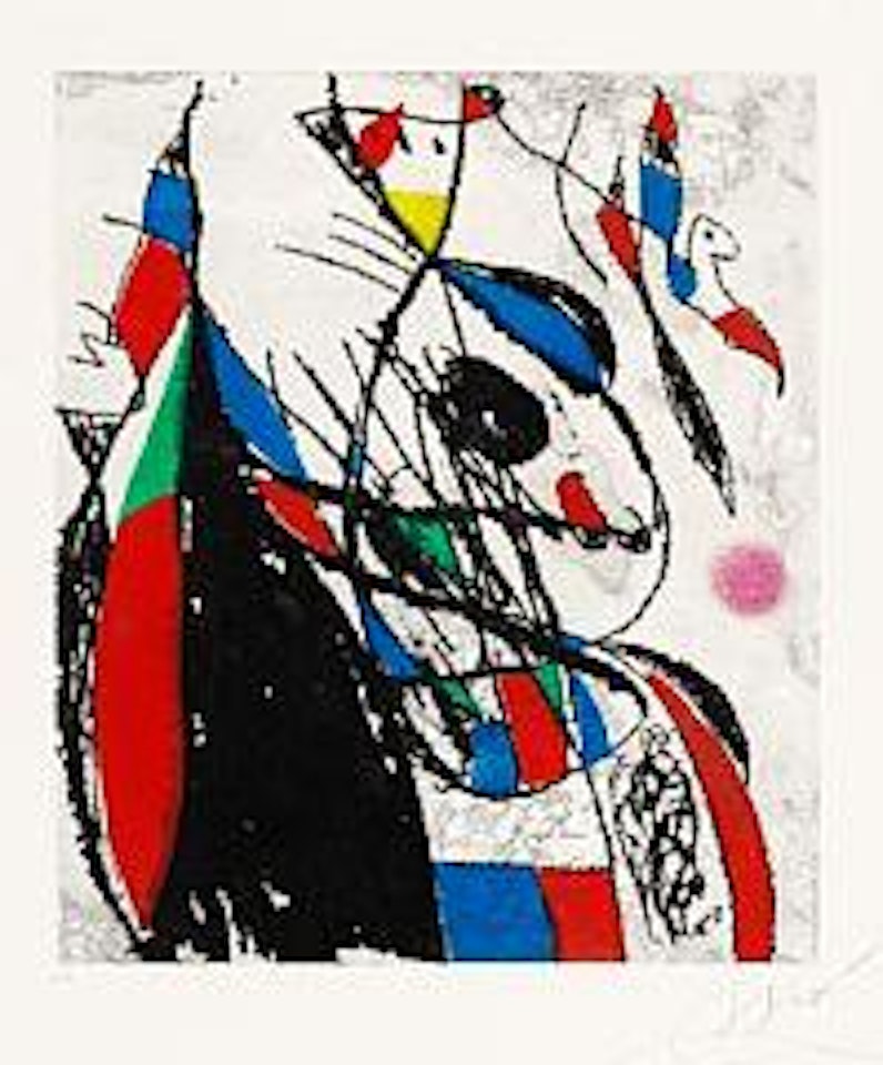 L'Oiseleur et sa Compagne (The bird-catcher and his companion) by Joan Miró