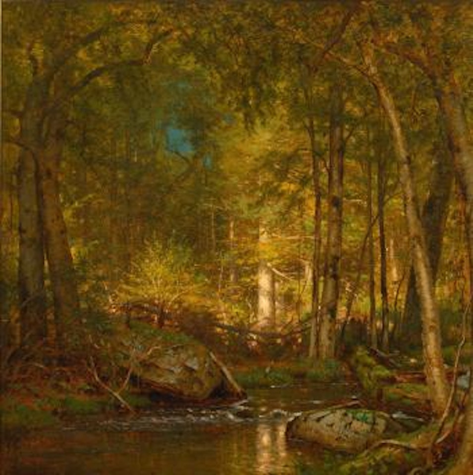 Sunlight In The Forest by Worthington Whittredge