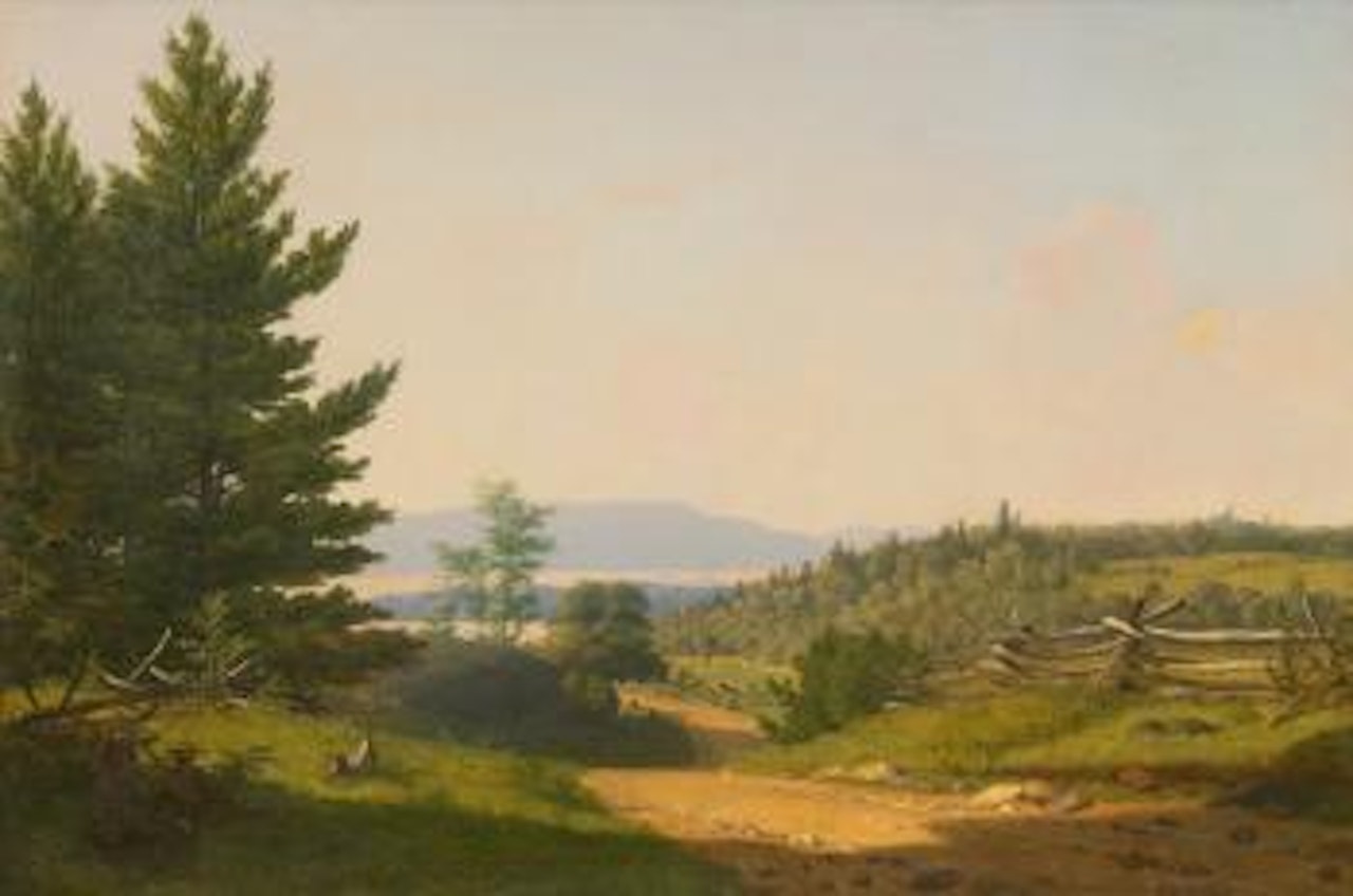 Road Scenery Near Lake George by Sanford Robinson Gifford