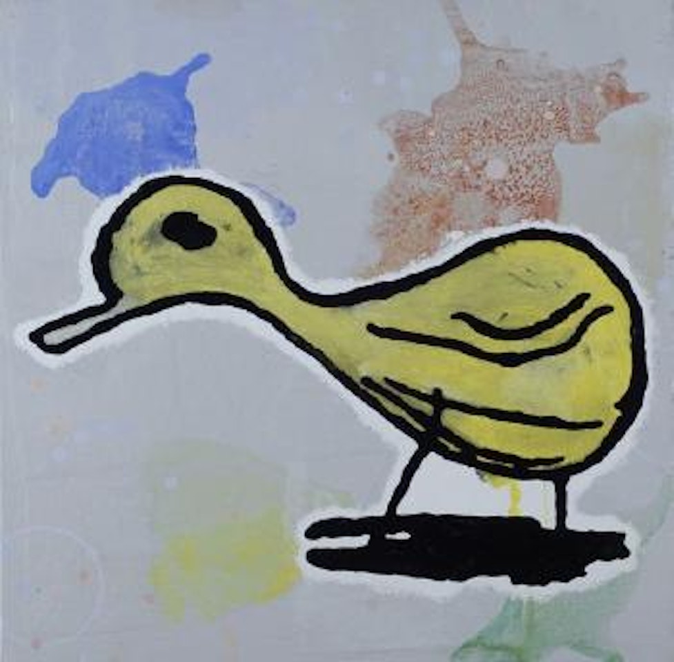 Rude mood by Donald Baechler
