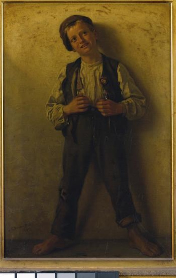 Street Urchin by John George Brown