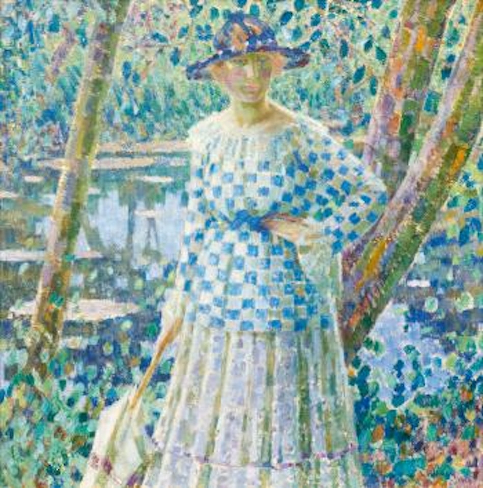 Girl In The Garden by Louis Ritman
