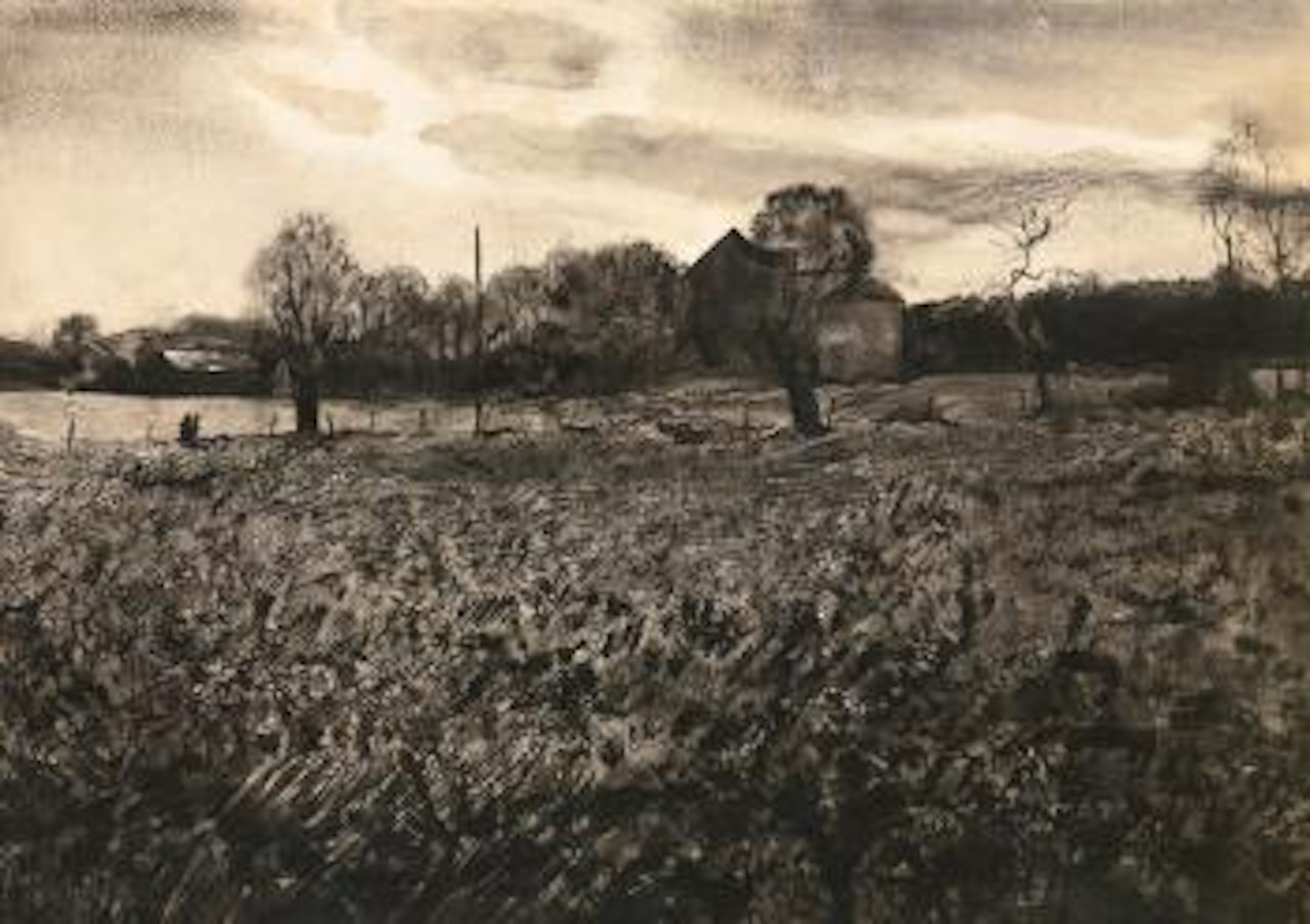 Pennsylvania Landscape (From The Studio) by Andrew Wyeth