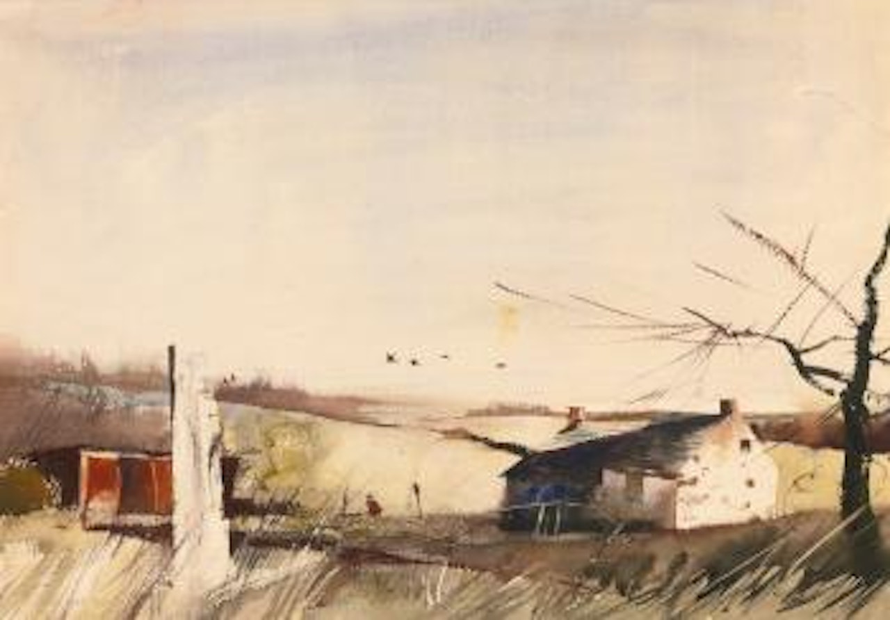 Chadd's Ford Landscape (Adam Johnson's House) by Andrew Wyeth