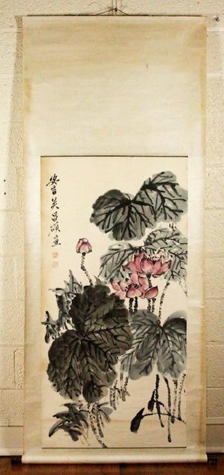 Scroll painting by Wu Changshuo