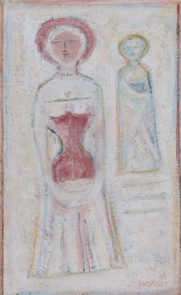 Due figure by Massimo Campigli
