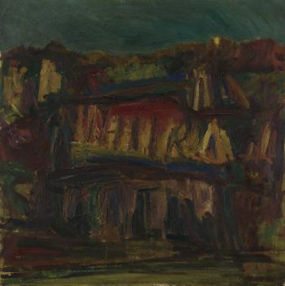 Paesaggio (i dossi) by Ennio Morlotti