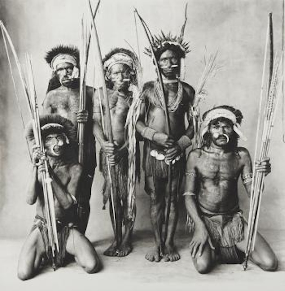 Five Okapa Warriors, New Guinea by Irving Penn