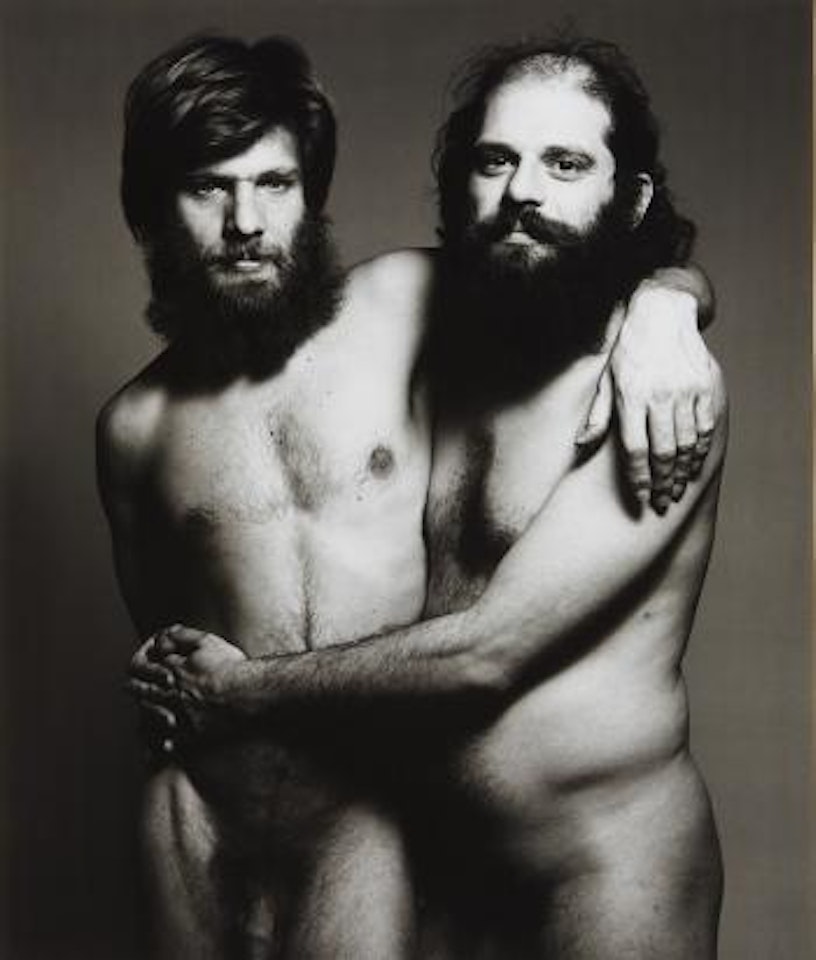 Allen Ginsberg and Peter Orlovsky, poets, New York City, December 30 by Richard Avedon