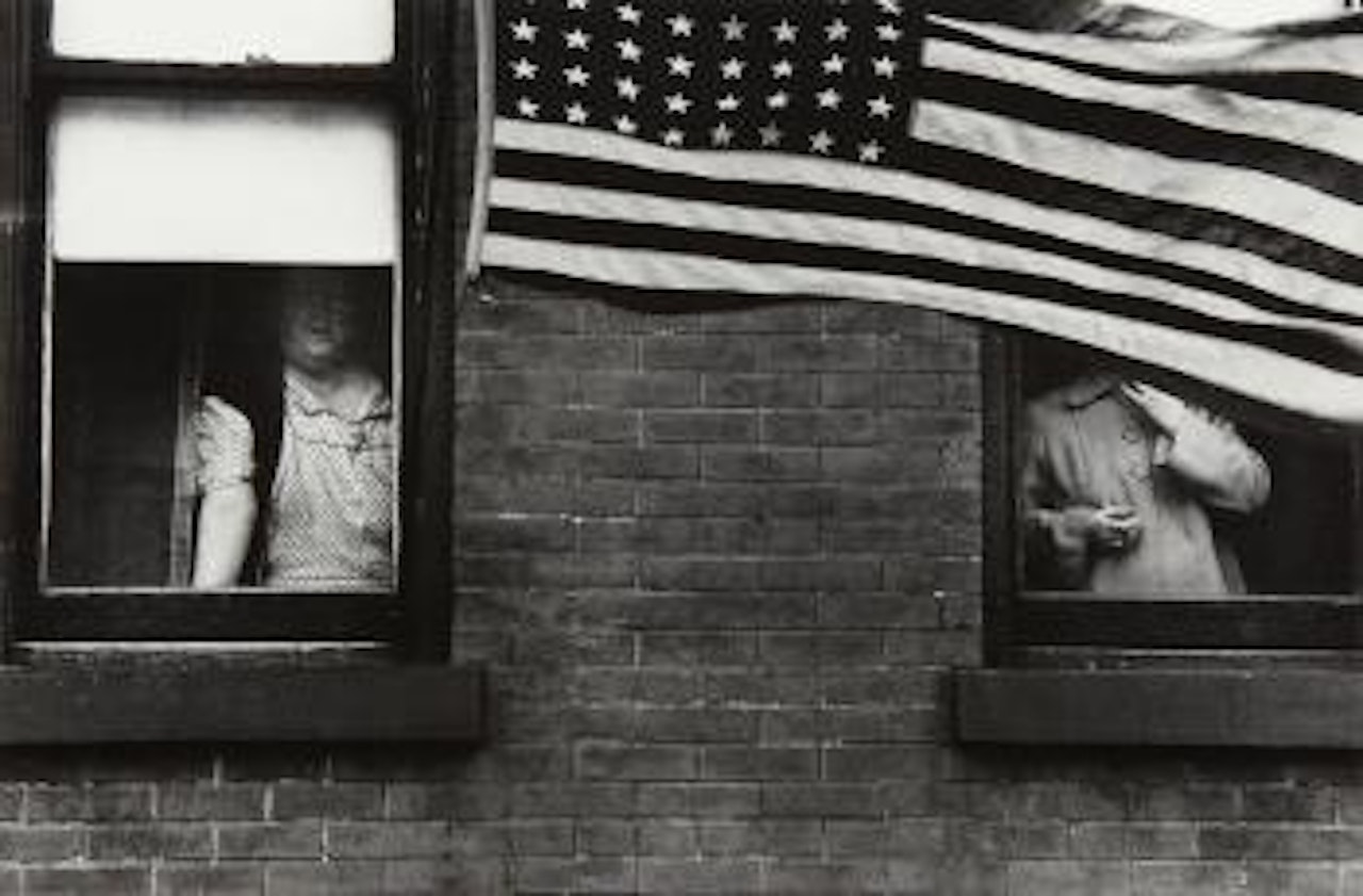 Parade— Hoboken, New Jersey by Robert Frank