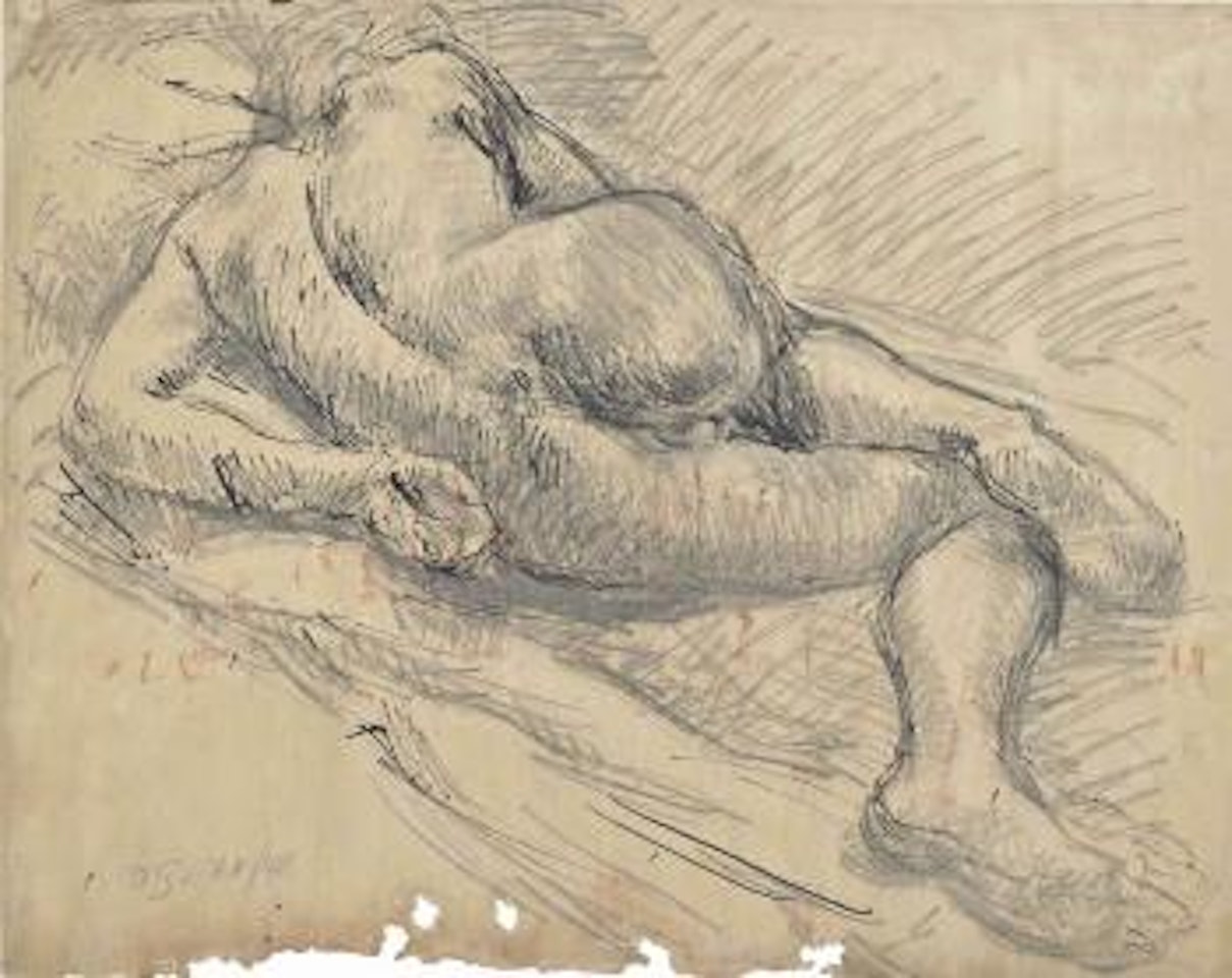 Nude sleeping; Paul Roche writing; Figure in a kilt by Duncan Grant