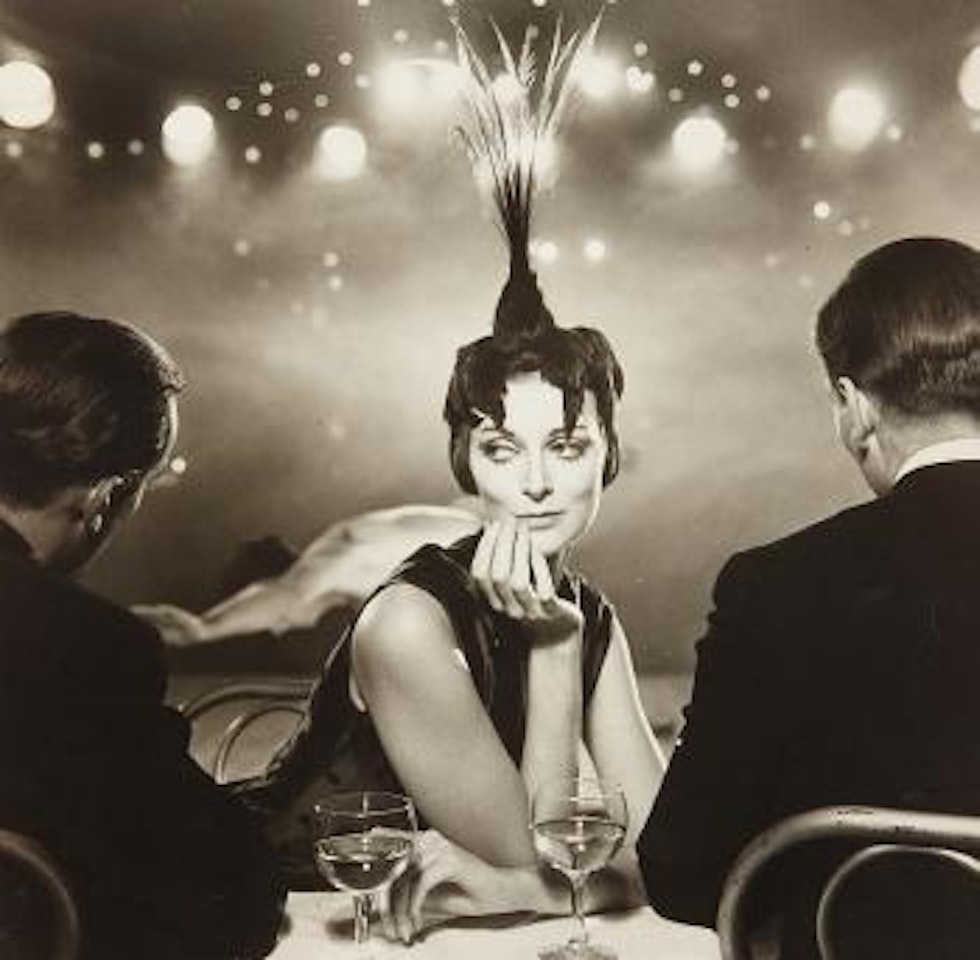 Carmen Dell'Orefice, Folies Bergeres, Harper's Bazaar by Richard Avedon