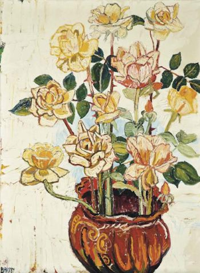 Birthday Roses by John Bratby