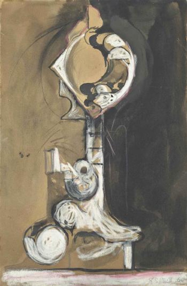 Study for a standing form by Graham Sutherland