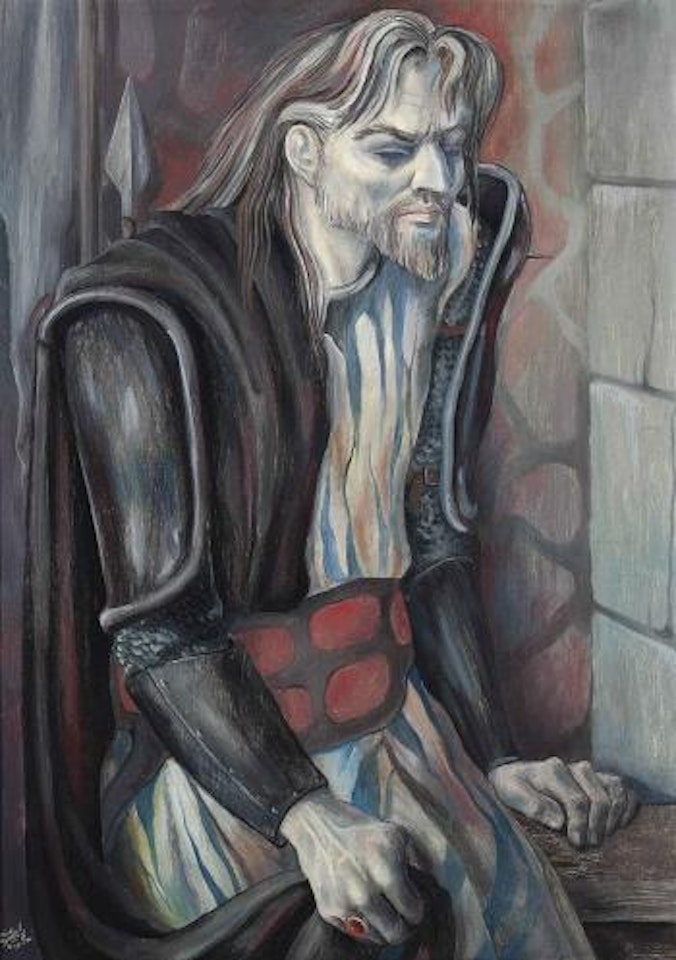 John Gielgud as Macbeth by Michael Ayrton