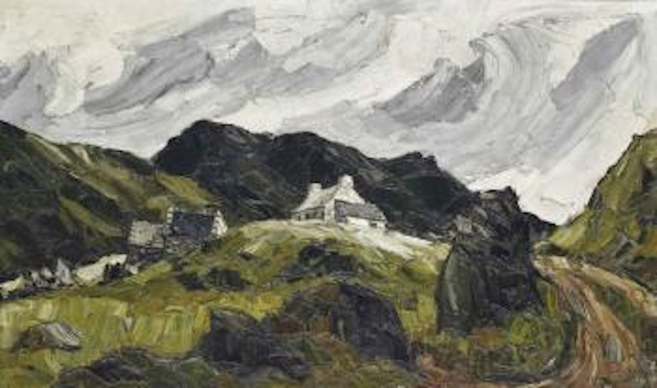 Llanberis Pass by Kyffin Williams