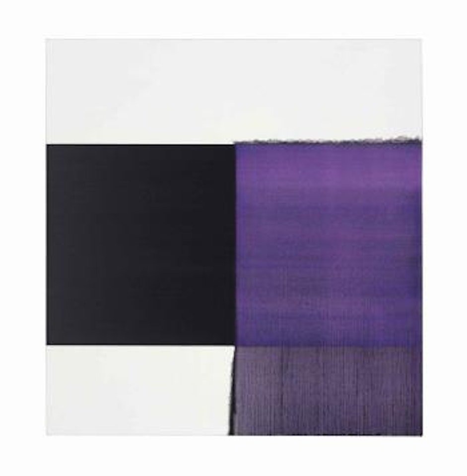 Exposed Painting Red Violet by Callum Innes